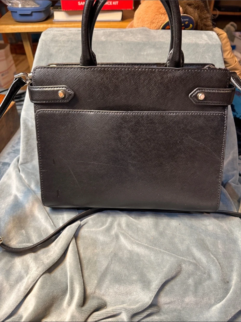 kate spade faux leather